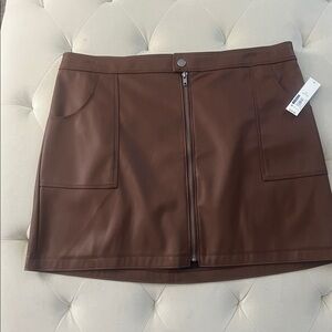 No Boundaries Chocolate Mini Skirt